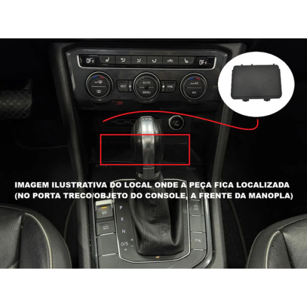 Tampa Acabamento Console Vw Tiguan 2019 Original 5na035345