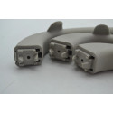 Kit 3 Puxador Alça Teto Pqp Ford Ka+ 2015 Original Cinza