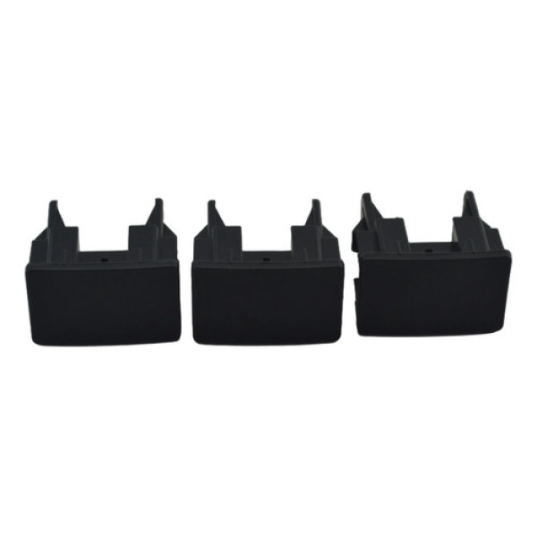 Kit 3 Botão Falso Cego Painel Hrv Hr-v 2018 Original Preto