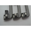 Kit Com 3 Puxador Alça Teto Pqp Audi A3 2020 Original