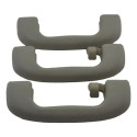 Kit 3 Apoio Puxador Alça Teto Pqp Gm Corsa 2007 Original Cinza