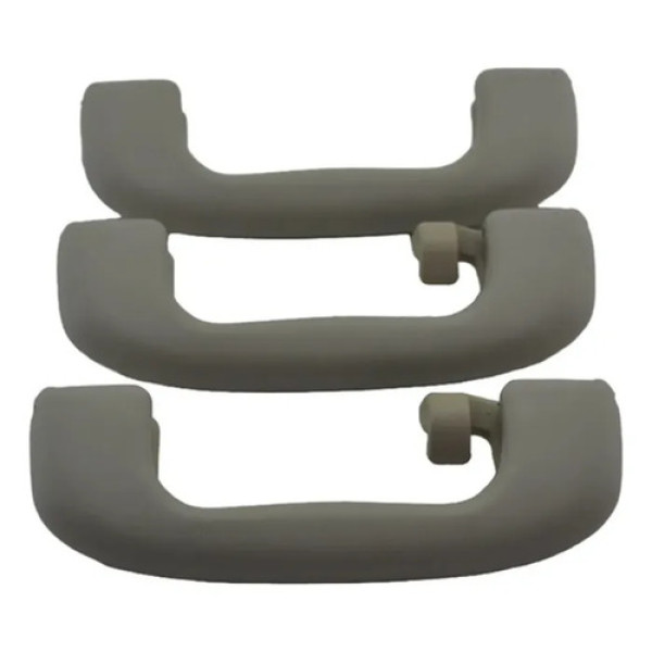 Kit 3 Apoio Puxador Alça Teto Pqp Gm Corsa 2007 Original Cinza