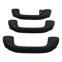 Kit Com 3 Puxador Alça Teto Pqp Kia Cadenza 2011 Original Preto