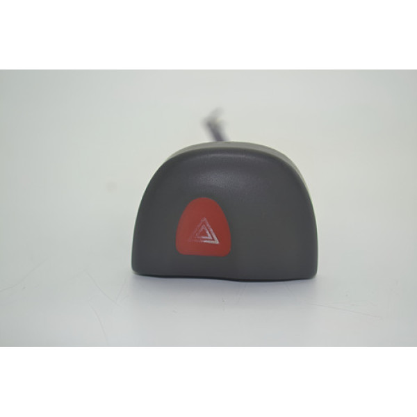 Botão Pisca Alerta Painel Renault Megane Scenic Original - Preto