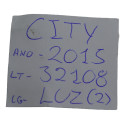 Luz Interna Central Teto Traseira Honda City 2015 Original