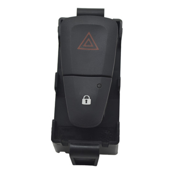 Botão Pisca Alerta Trava Destrava Logan 2017 Sandero Origina - Preto