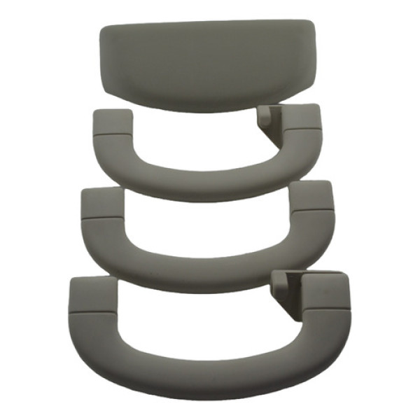 Kit 3 Puxador Alça Teto Pqp Porta Óculos Linea 2011 Original Cinza