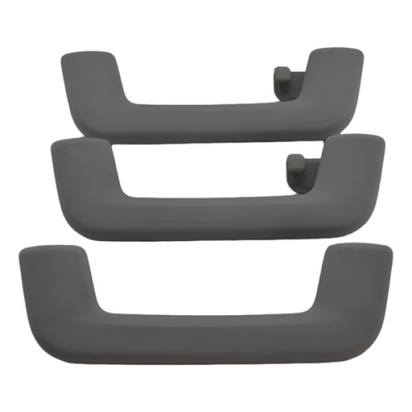 Kit Com 3 Puxador Alça Teto Pqp Chery Tiggo 5x 2025 Original - Cinza