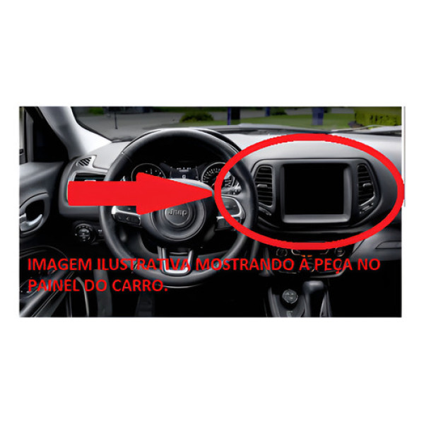 Moldura Central Painel C/difusor Compass 2017 A 2021 Origina Moldura Central Painel C/difusor Compass 2017 A 2021 Origina