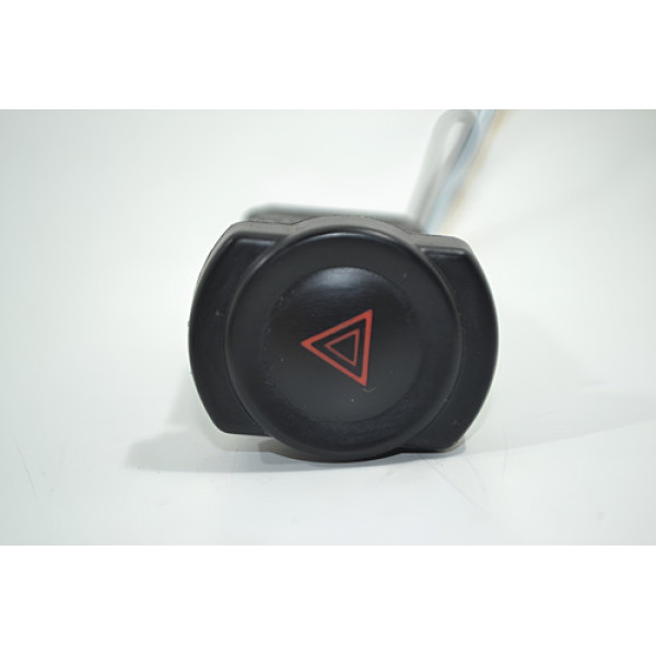 Botão Pisca Alerta Painel Renault Sandero 2010 Original - Preto