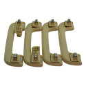 Kit Com 4 Puxador Alça Teto Pqp Audi Q5 2016 Original Ocre