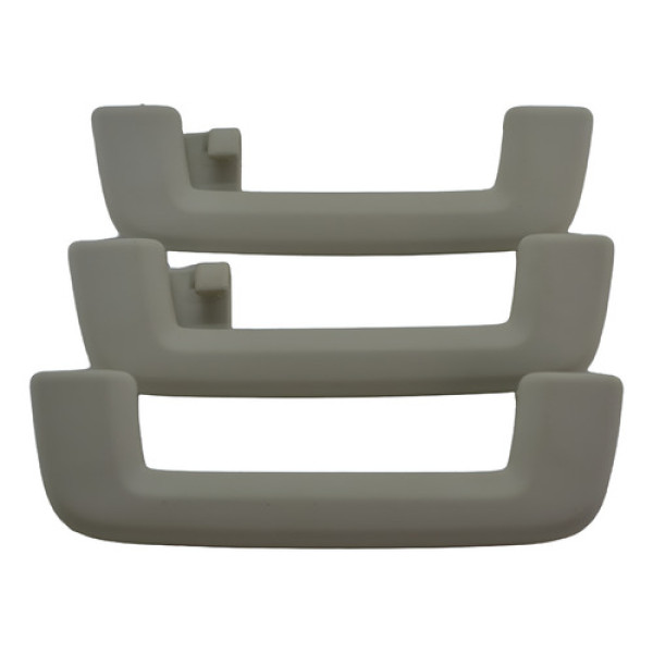 Kit 3 Puxador Alça Teto Pqp Ford Ecosport 2019 Original Creme