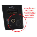 Entrada Conector Usb Auxiliar Nissan Sentra 2019 Original Preto