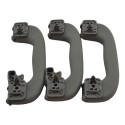 Kit 3 Puxador Alça Teto Pqp Gm Vectra 2010 Original Cinza