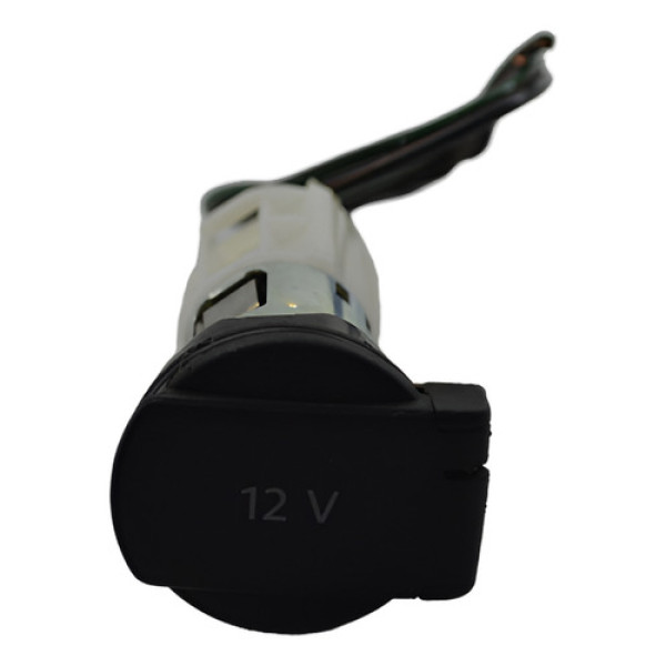 Tomada Energia 12v Vw Gol 2015 Saveiro Original - Preto