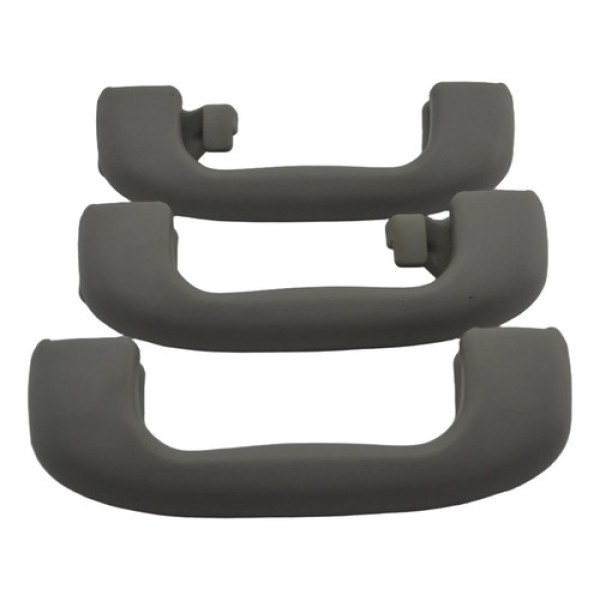 Kit 3 Puxador Alça Teto Pqp Gm Cruze 2014 Original Cinza