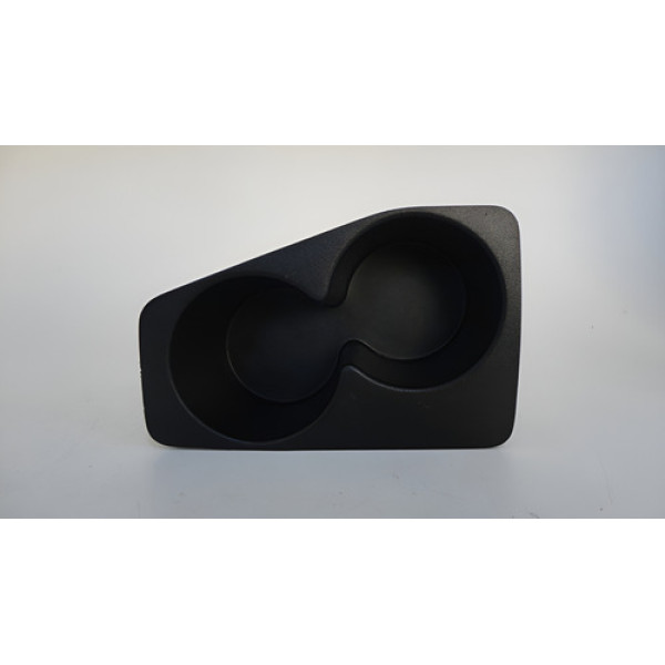 Moldura Porta Copo Console Mitsubishi Pajero 2017 2018 Origi Preto