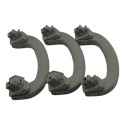 Kit 3 Puxador Alça Teto Pqp Fiat Argo 2020 Original