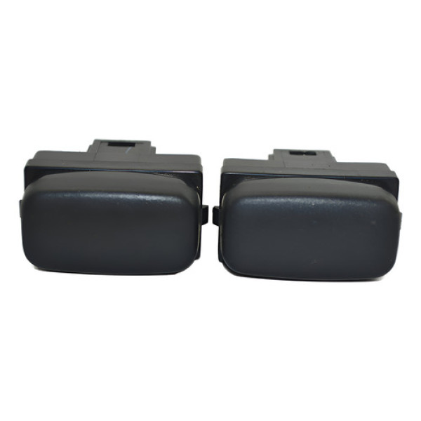 Par Botão Cego Falso Pajero Outdoor 2017 Original Preto