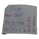 Luz Cortesia Interna Teto Fox 2011 Spacefox Original