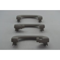 Kit Com 3 Puxador Alça Teto Pqp Fiat Bravo 2013 Original