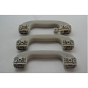 Kit 3 Puxador Alça Teto Pqp Chevrolet Corsa 2011 Original