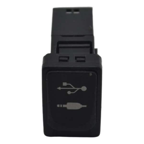 Entrada Conector Usb Auxiliar Console Corolla 2016 Original Preto