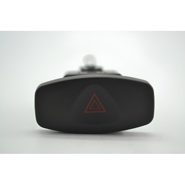 Botão Pisca Alerta Painel Renault Sandero 2012 Original - Preto