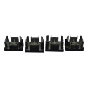 Kit 4 Botão Cego Falso Volkswagen Fox 2012 Original