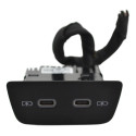 Entrada Dupla Usb Tipo C Vw Nivus Polo Virtus 2023 Original