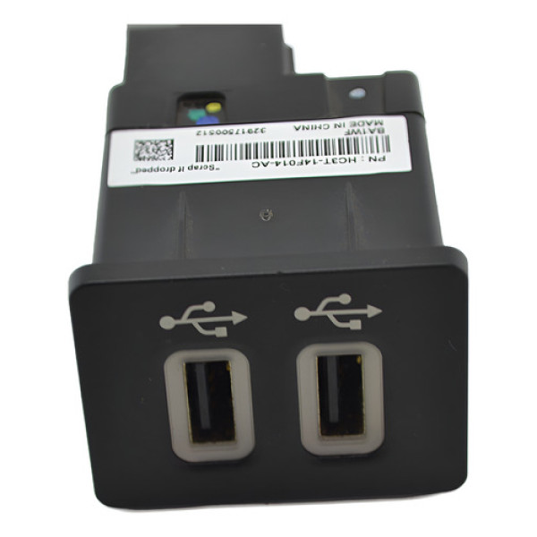 Entrada Conector Usb Duplo Console Ecosport 2019 Original