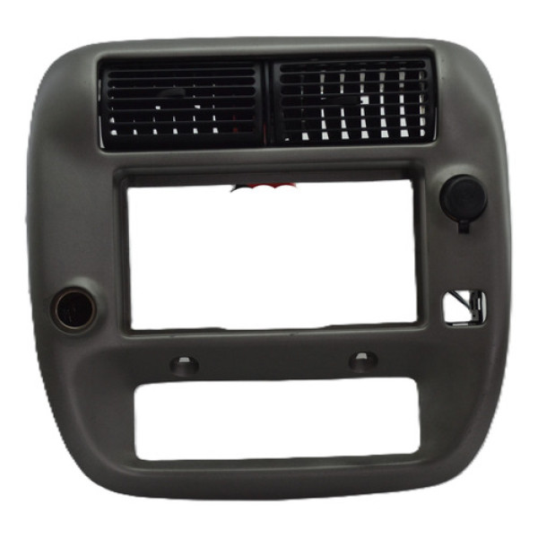 Moldura Central Painel C/difusor Ford Ranger 2012 Original Cinza