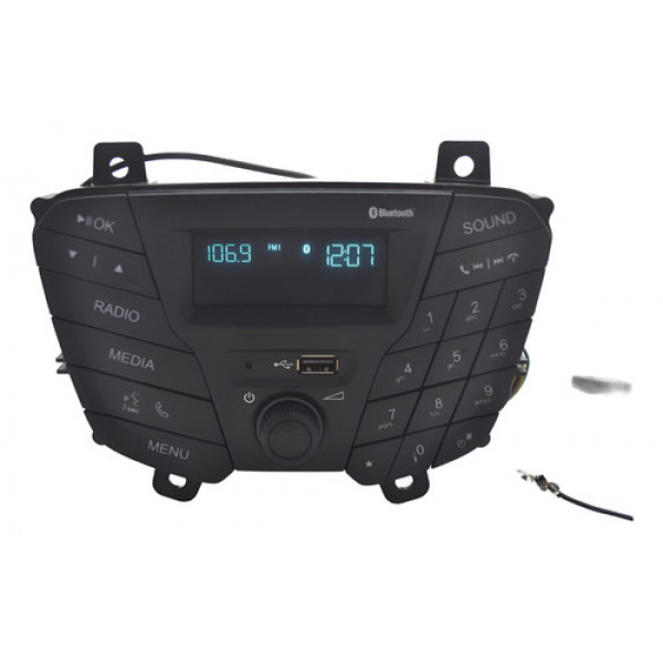 Frente Radio Som Bluetooth Usb Ford Ka 2018 Original