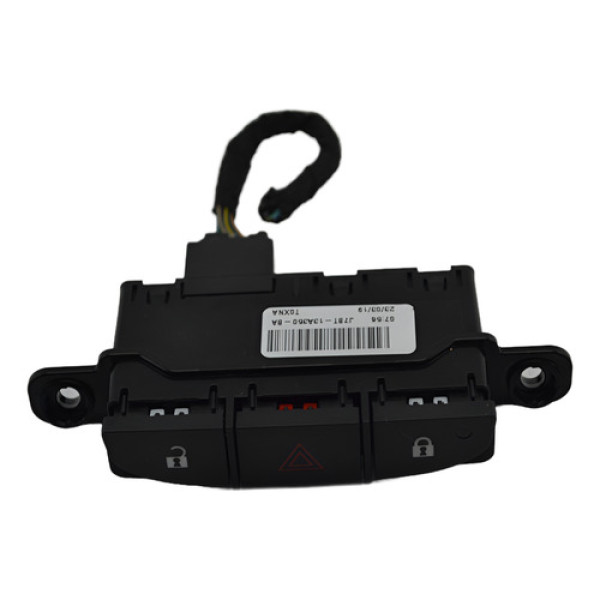 Botão Trava Destrava Pisca Alerta Ford Ka 2019 Original - Preto