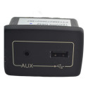 Entrada Conector Usb Auxiliar Console Fiat Mobi 2018 Origina