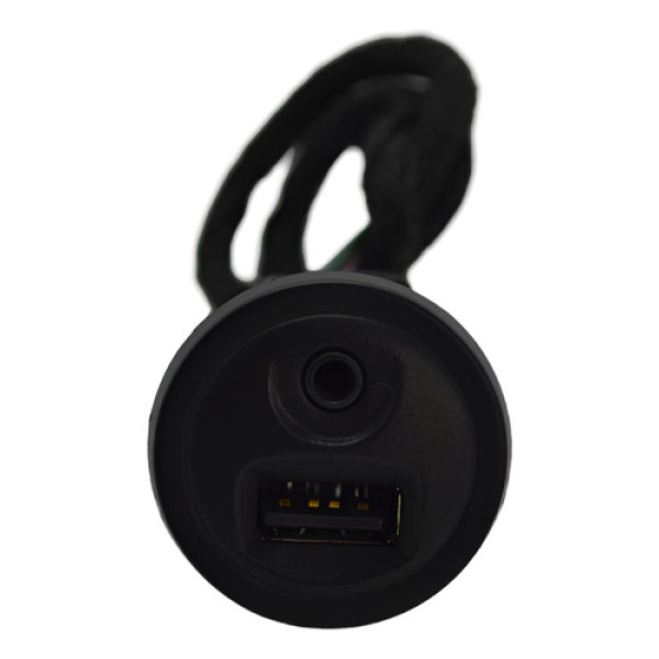 Entrada Conector Usb Auxiliar Citroen Aircross 2017 Original - Preto