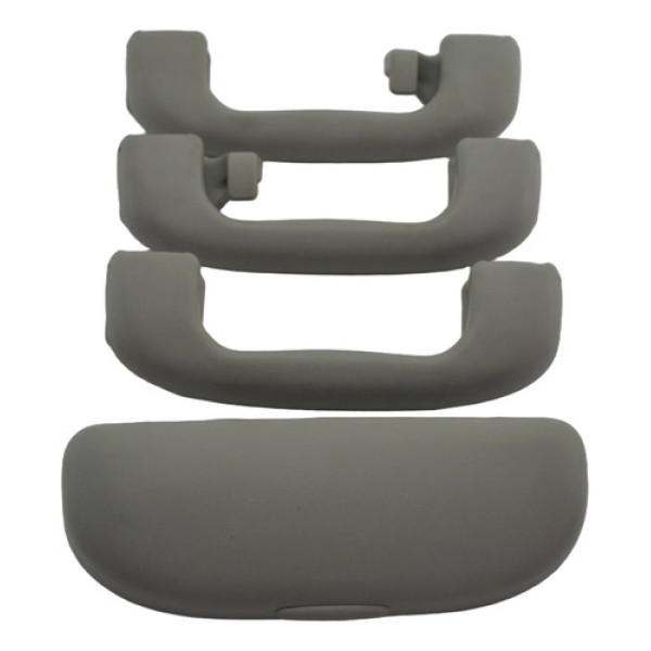 Kit 3 Puxador Alça Teto Pqp Porta Oculos Cruze 2013 Origin Cinza