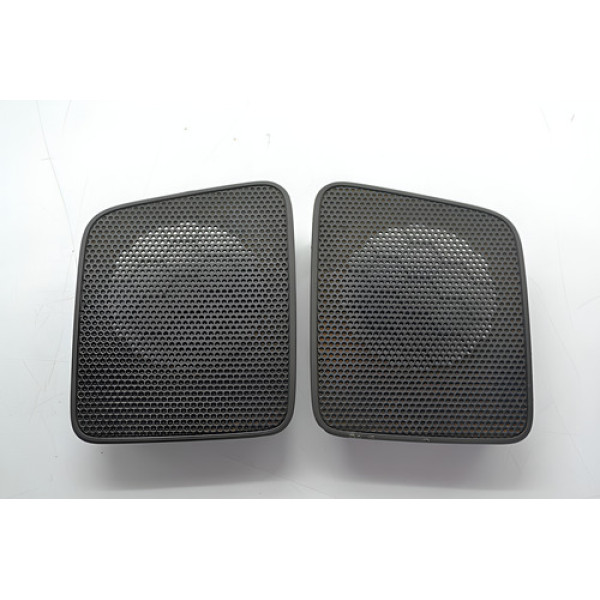 Par Tela Auto Falante Painel Nissan Frontier 2013 Original Cinza-escuro
