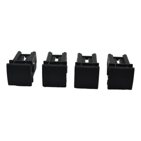 Kit 4 Botão Falso Cego Painel Corolla Xei 2024 Original Preto