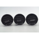 Kit 3 Difusor Central Painel Peugeot 408 2011 Original