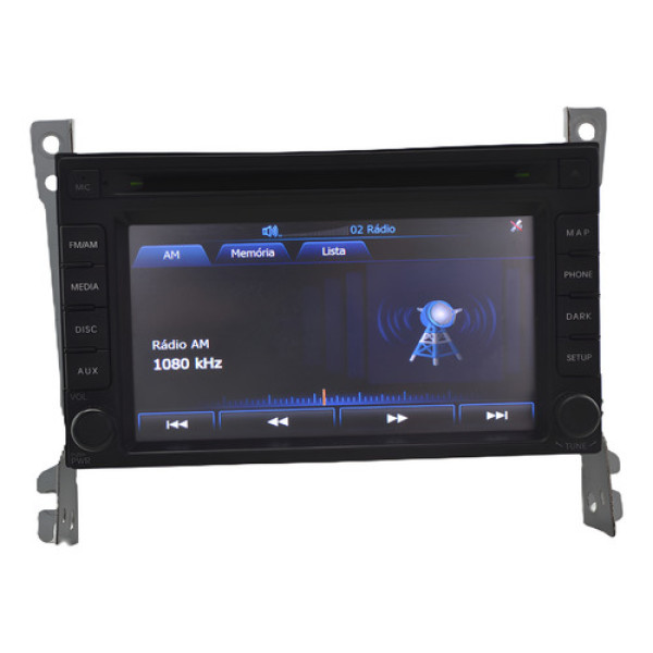 Tela Multimidia Painel Hyundai Tucson 2011 2012 Original Preto