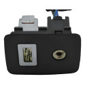 Entrada Conector Usb Auxiliar Ford Ecosport 2014 Original - Preto