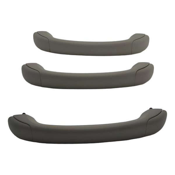 Kit Com 3 Puxador Interno Pqp Gm S10 2016 Trailblazer Origin Cinza