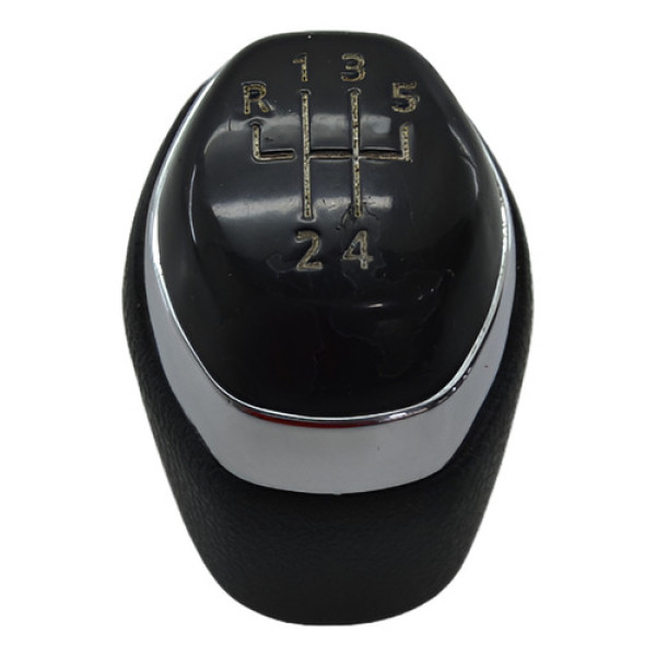 Manopla Cambio Manual Console Renault Kwid 2023 Original - Preto