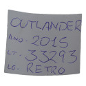 Espelho Retrovisor Interno Outlander 2015 Original