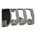 Kit 3 Puxador Alça Teto Pqp + Porta Oculos Cruze 2013 Origin Bege