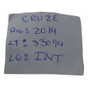 Indicador Marcha Cambio Automatico Gm Cruze 2014 Original - Preto