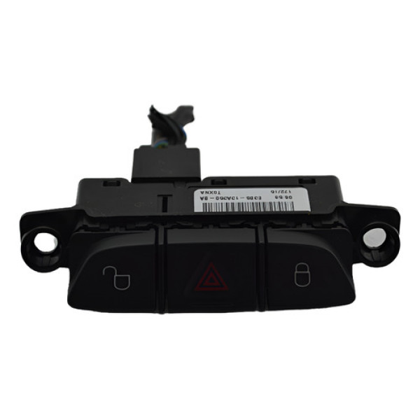 Botão Trava Destrava Pisca Alerta Ford Ka 2015 Original Preto
