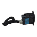 Entrada Conector Usb Auxiliar Nissan Kicks 2020 Original Preto