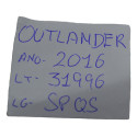 Par Presilha Suporte Quebra Sol Outlander 2016 Original